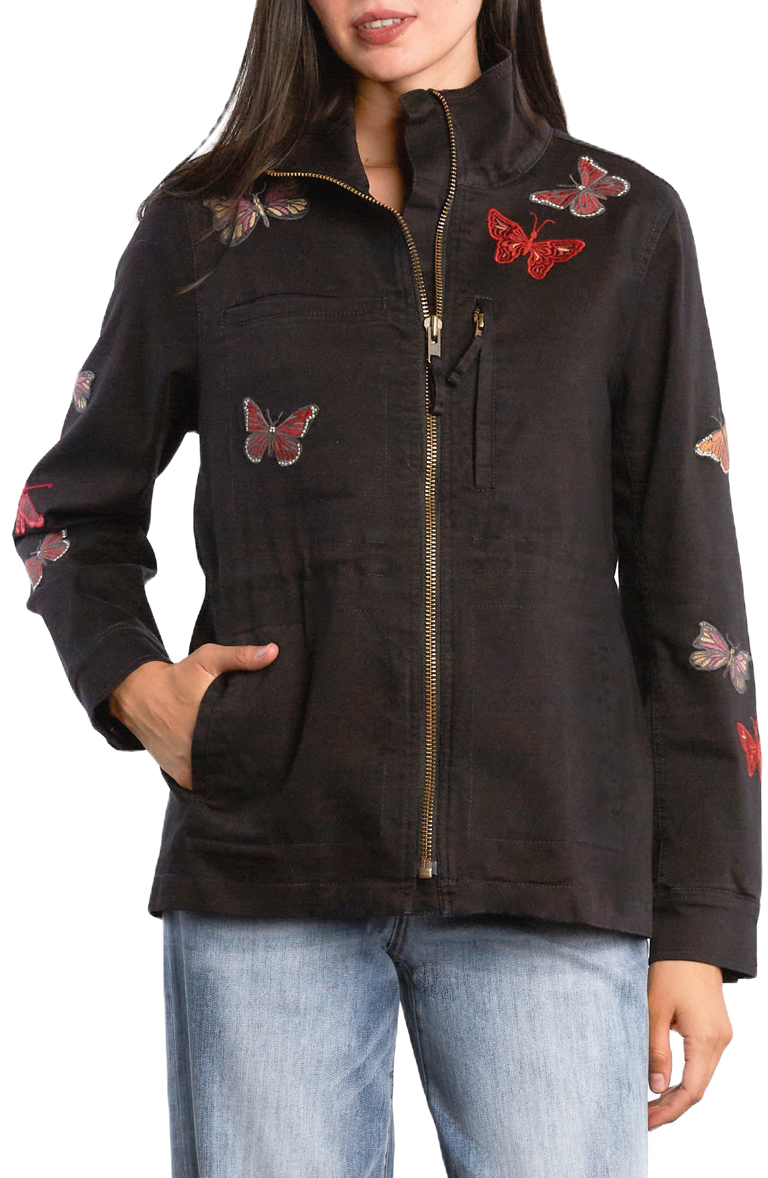 Rider Embroidered Utility Jacket - image 2
