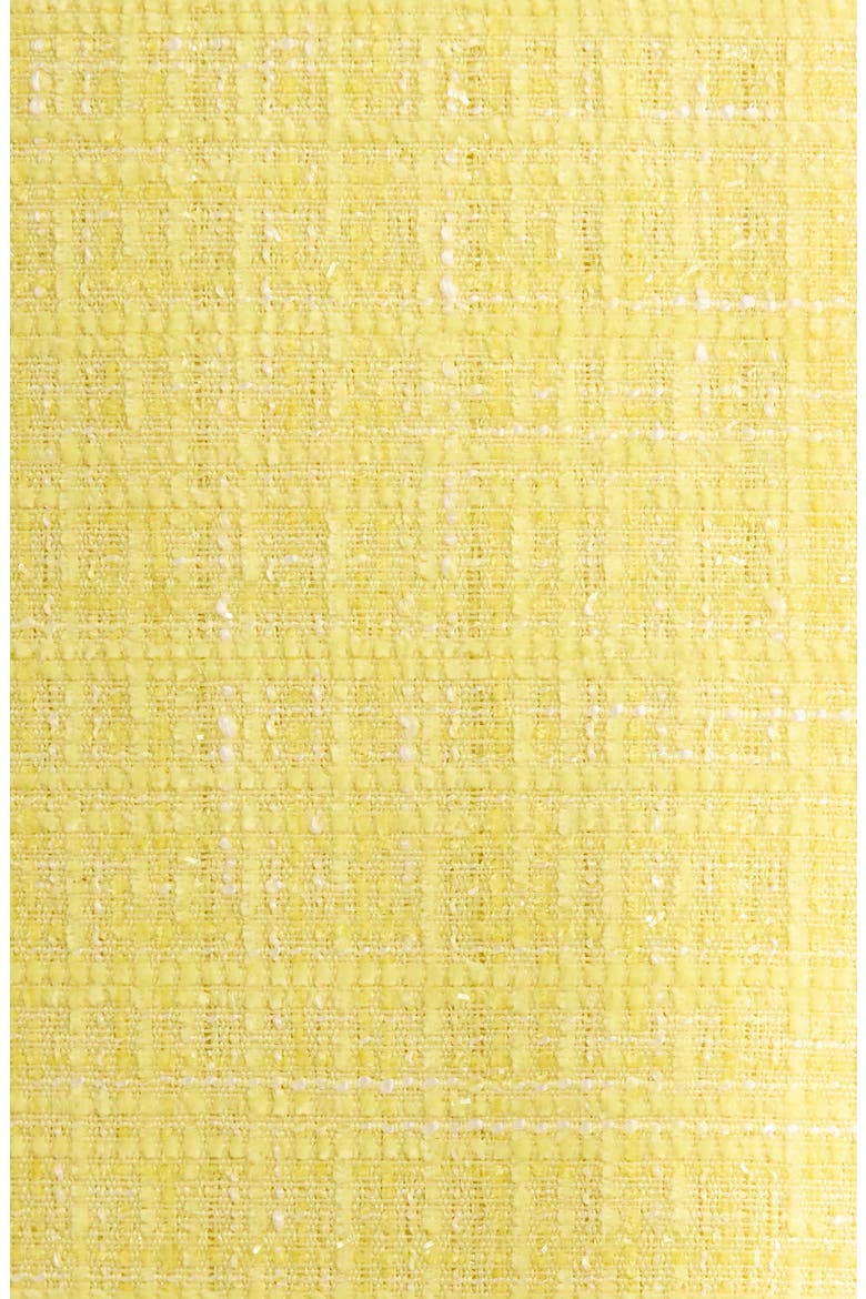 Adriella Sleeveless Tweed Dress, Alternate, color, YELLOW