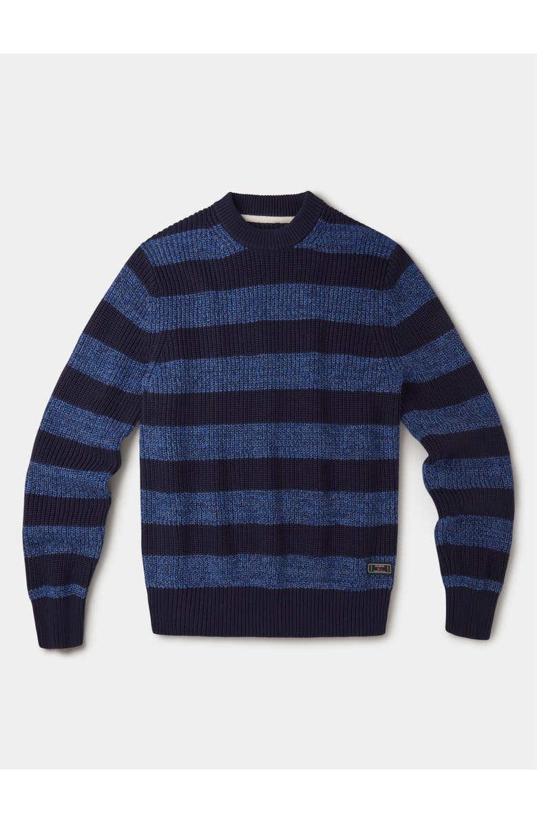 Aubin Martin Long Sleeve Crew Neck Jumper, Alternate, color, Navy Stripe