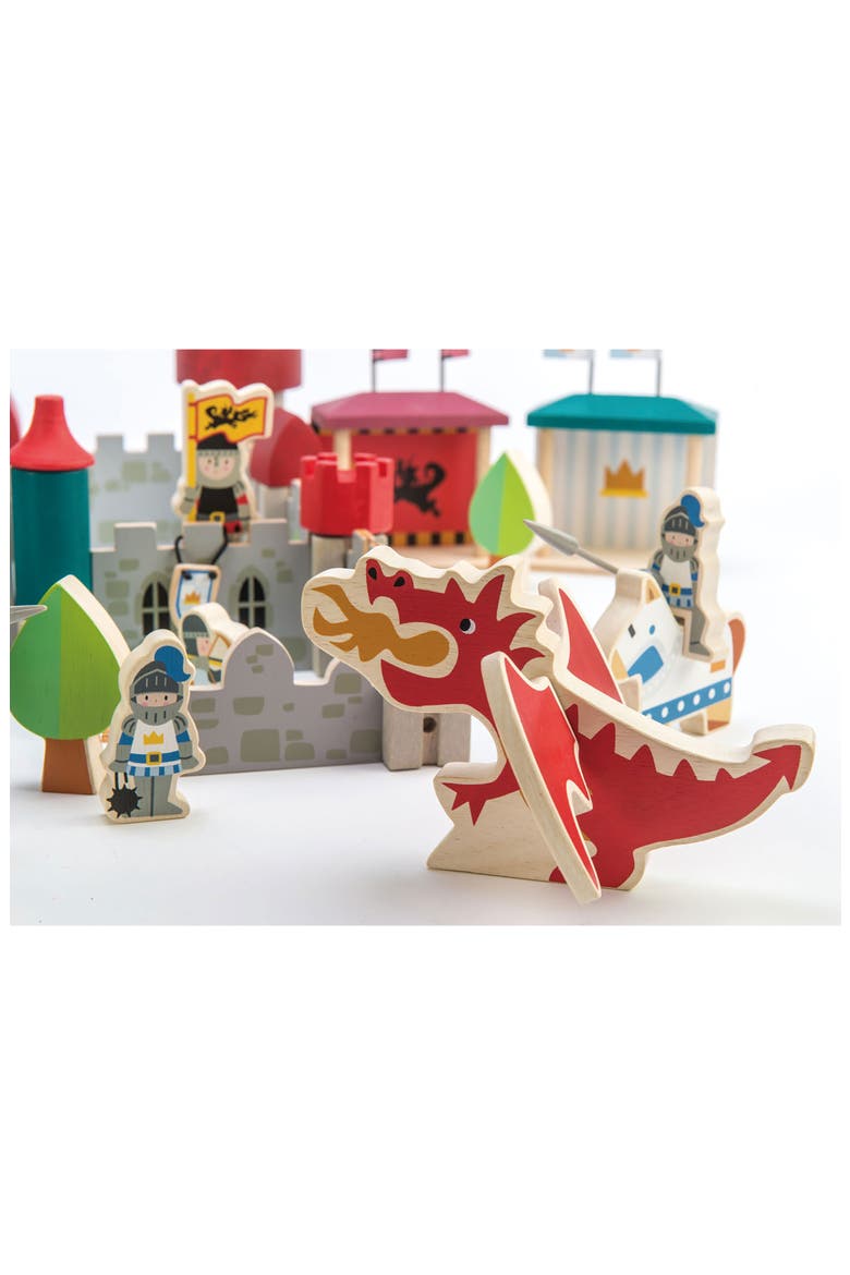 Wooden Royal Castle Set, Alternate, color, GREY