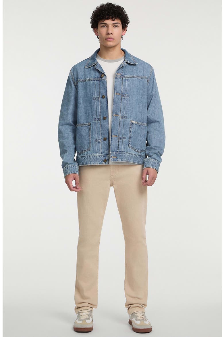 Selvedge Denim Trucker Jacket, Alternate, color, GJSL