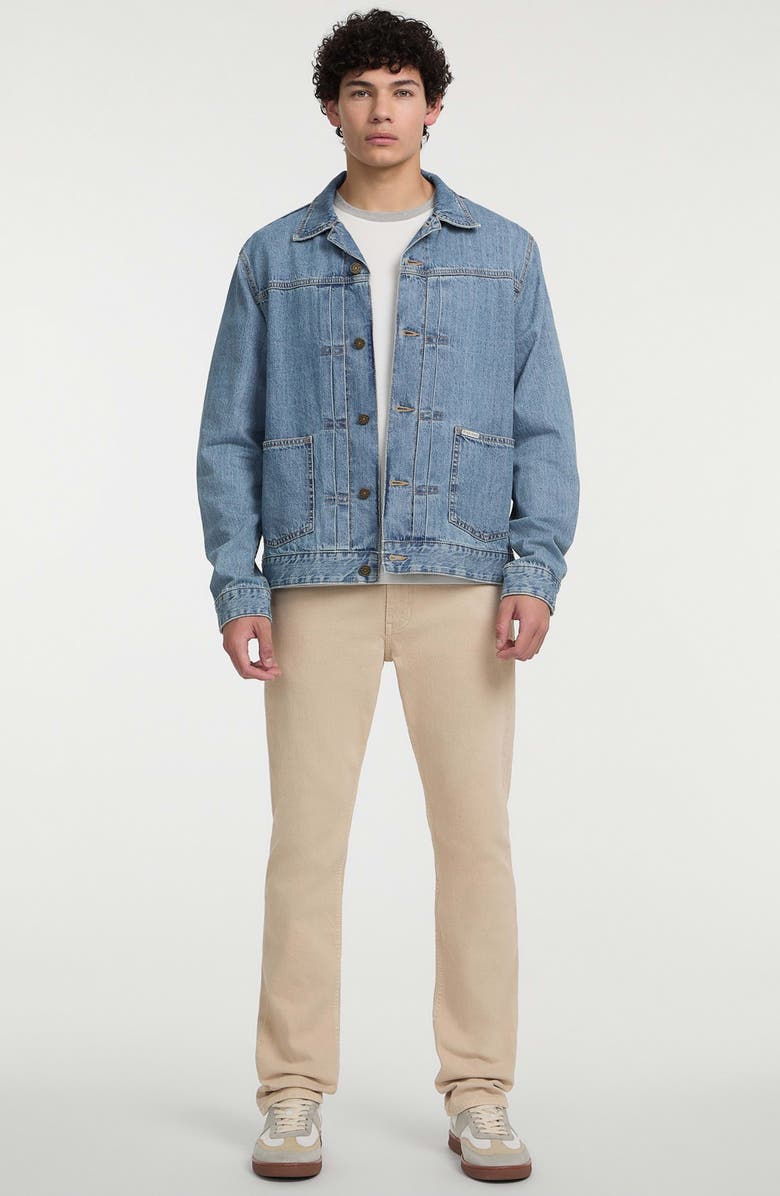 GUESS JEANS Selvedge Denim Trucker Jacket, Alternate, color, Gjsl