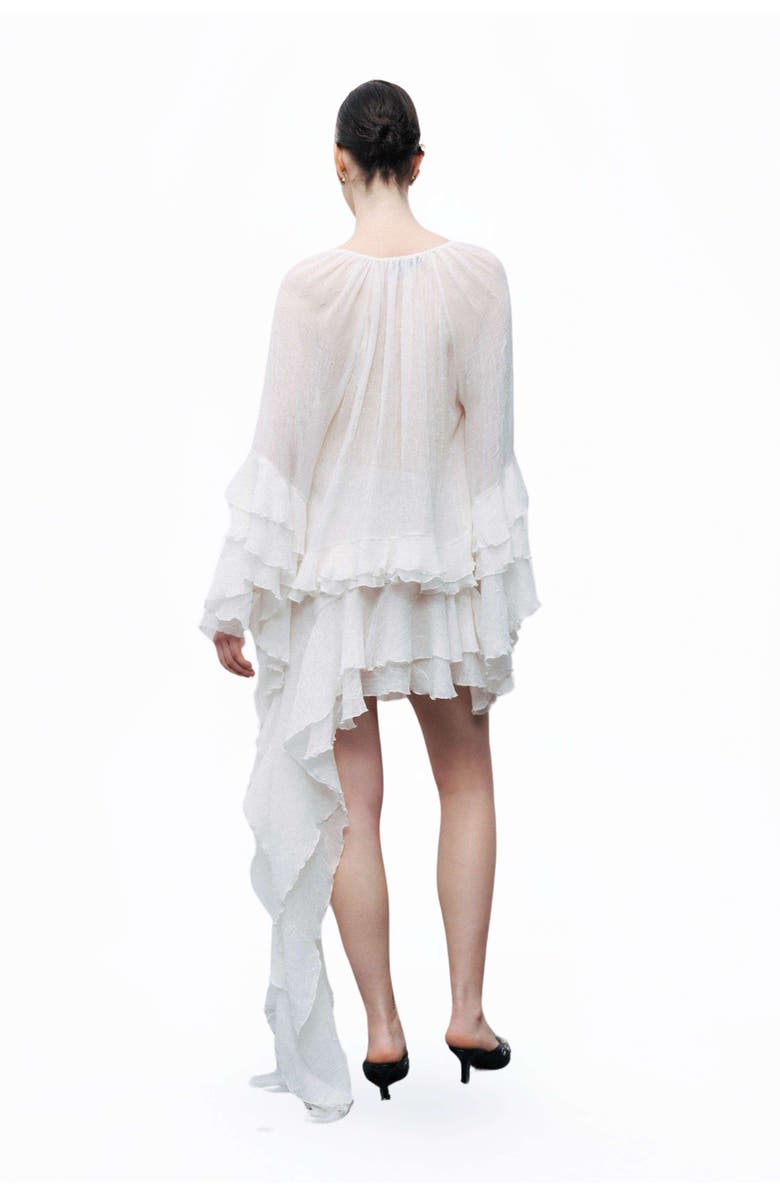 Nocturne Flounce Blouse, Alternate, color,