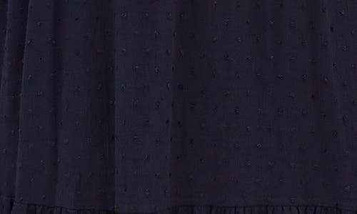 City Chic The Ally Clip Dot Maxi Dress In Blue