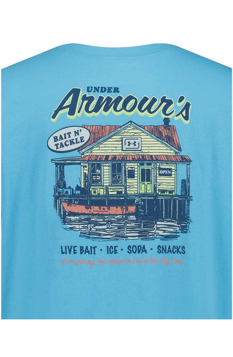 Under Armour Kids' Fish Shack Graphic T-Shirt, Alternate, color, Fresco Blue
