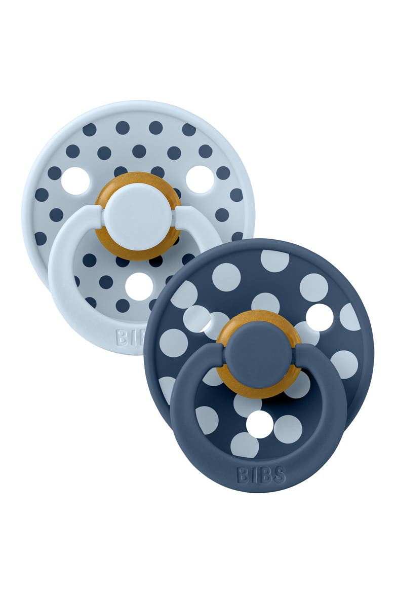 Studio Color 2-Pack Pacifiers, Main, color, BLUE/ STEEL BLUE