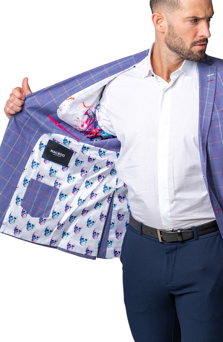 Maceoo Classy Descartes Windowpane Sport Coat, Alternate, color,