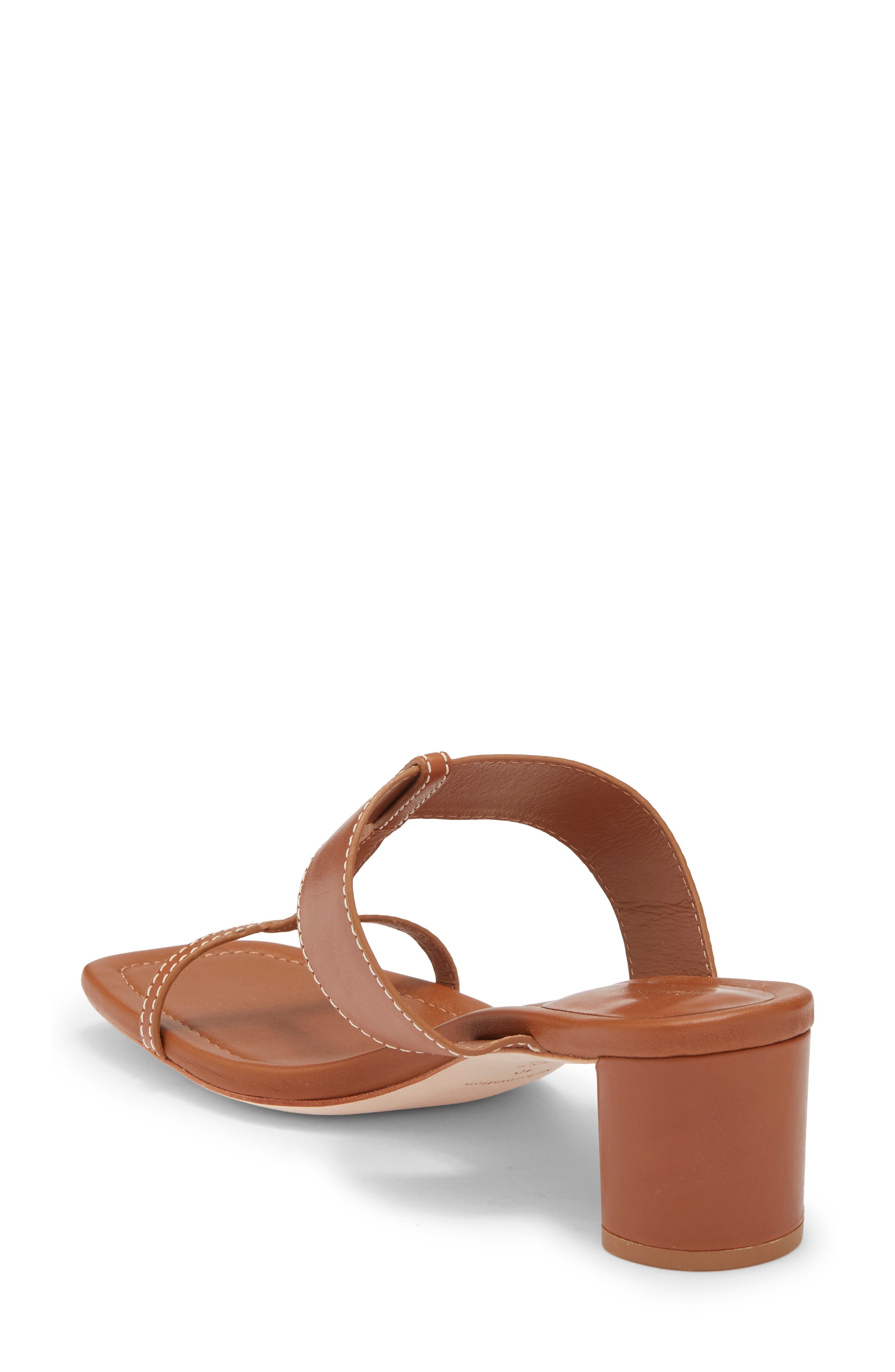 Sardinia Block Heel Sandal, Alternate, color, PECAN LEATHER