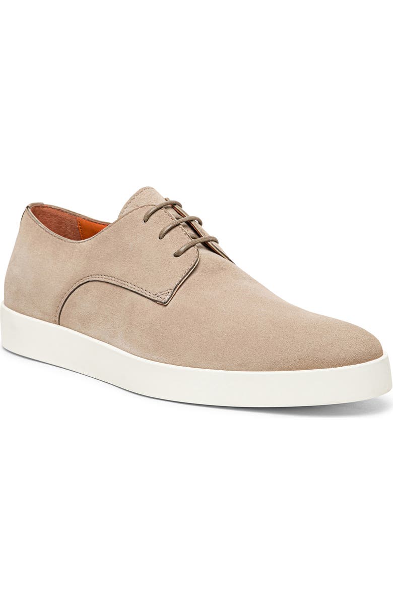 Santoni Dilate Derby Sneaker, Main, color, Light Brown
