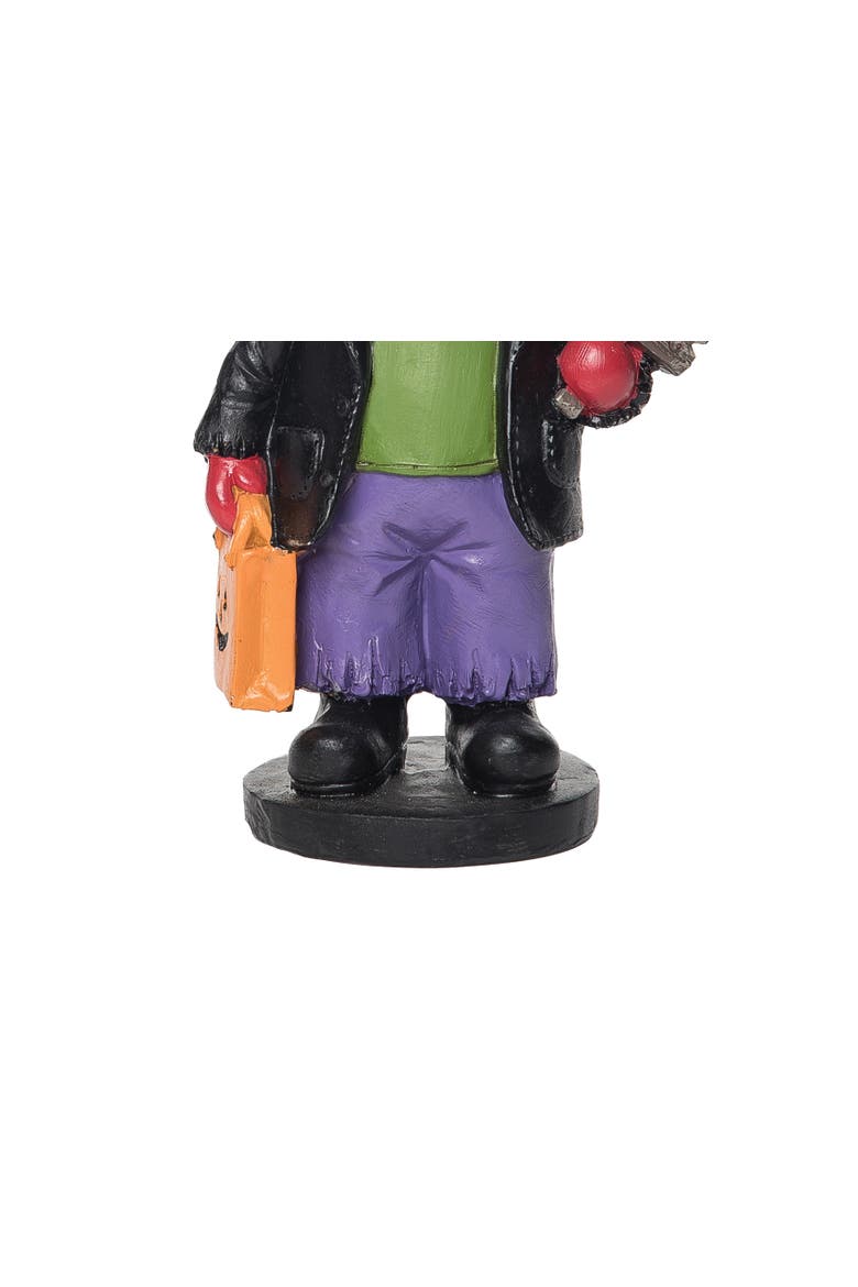 Trick or Treat Devil Pumpkin Head Kid Small Halloween Figurine, Alternate, color, Red