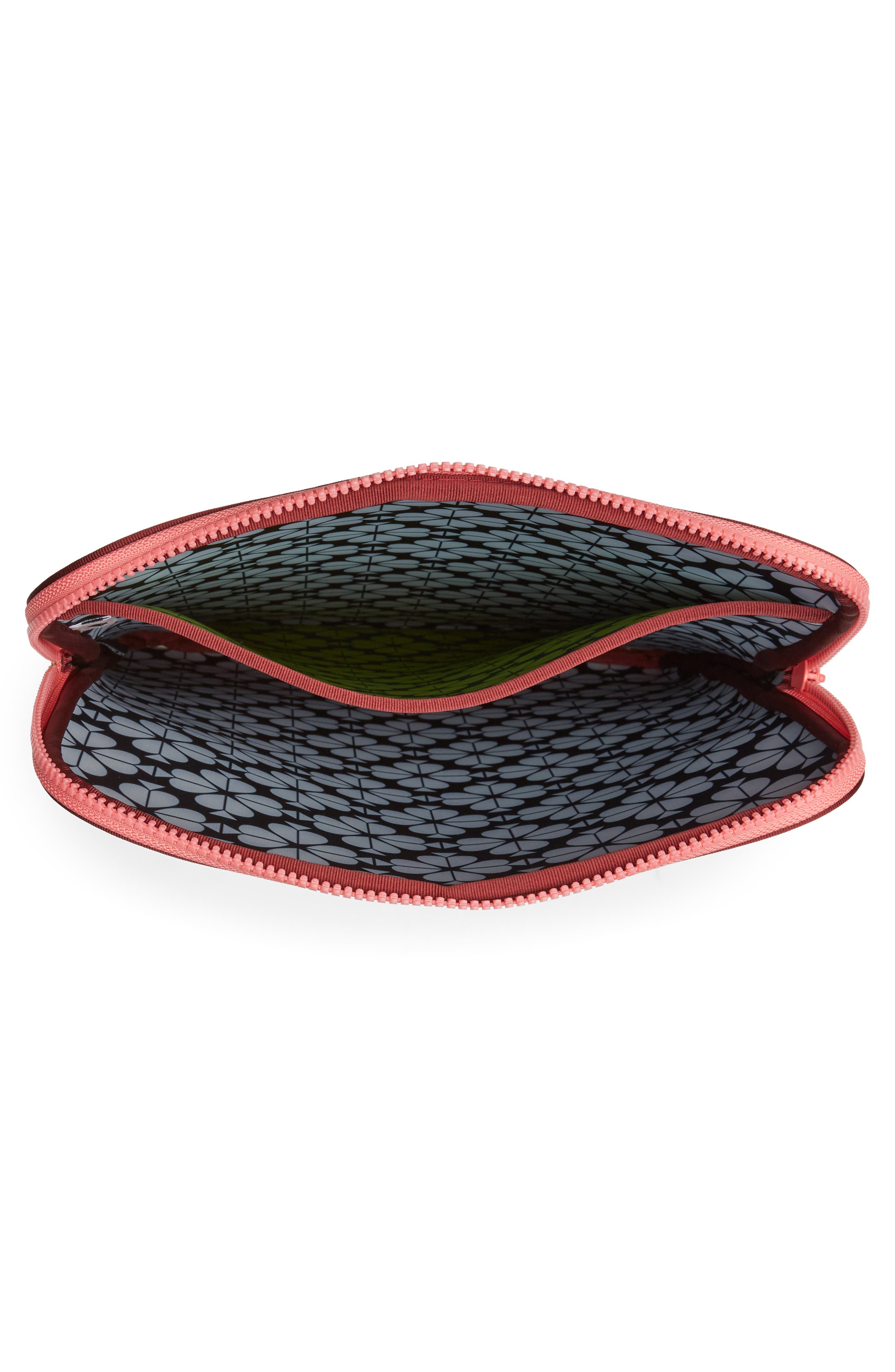 Kate Spade New York universal spade flower neoprene laptop sleeve, Alternate, color, 