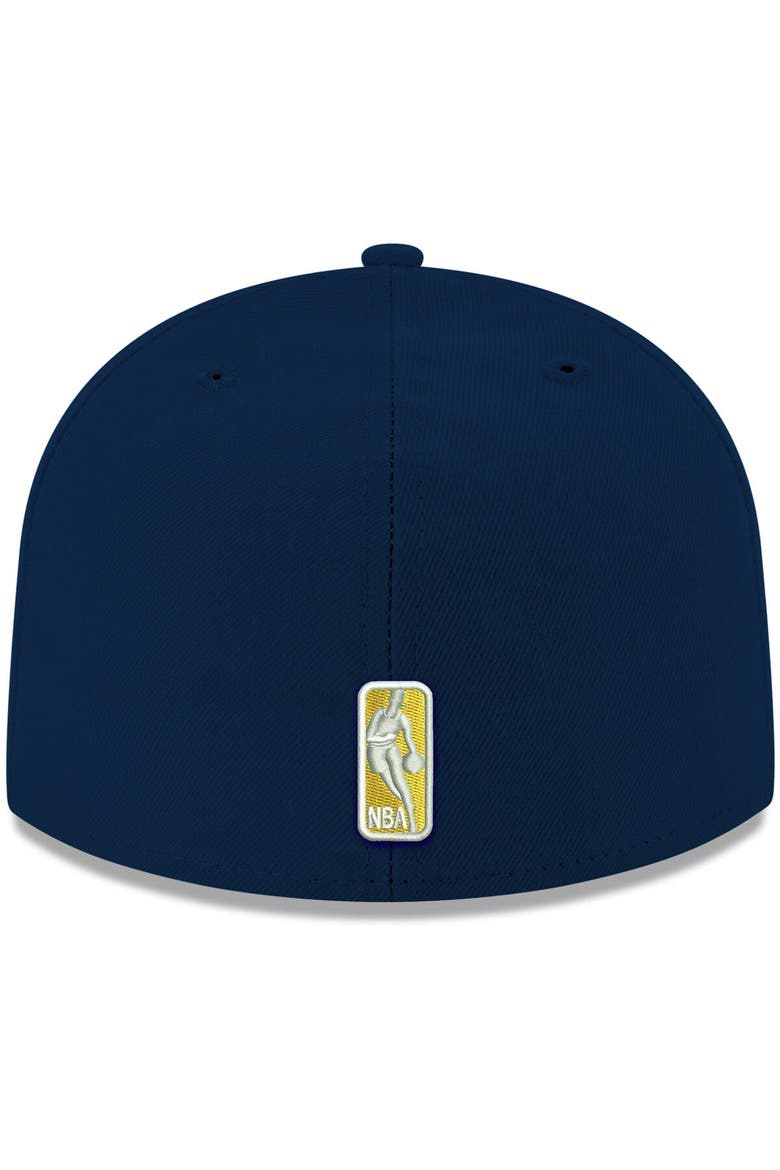 Men's New Era Navy Indiana Pacers Official Team Color 59FIFTY Fitted Hat, Alternate, color, Navy