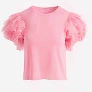 Lola + The Boys Ruffle Sleeve Tee