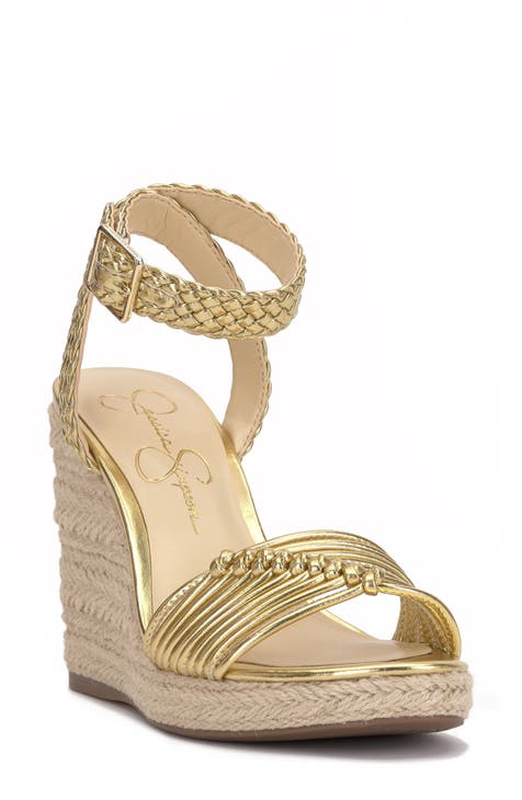 Jessica Simpson Women's Delirah Espadrille Wedge Sandals Women's Shoes(size shops 9.5)