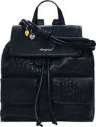 Desigual Mini Floral Embossed Convertible Backpack