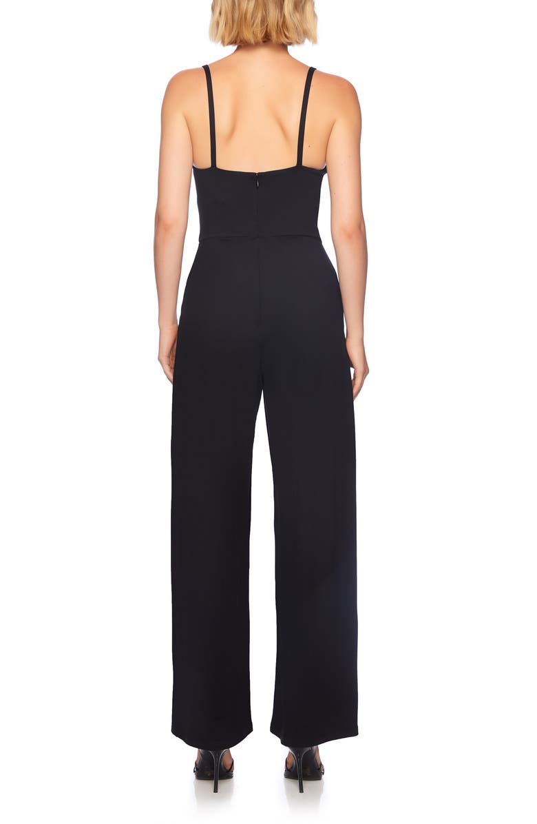 Susana Monaco Sweetheart Neck Wide Leg Jumpsuit, Alternate, color, 