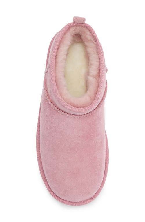 Ugg ® Kids' Classic Ultra Water Resistant Genuine Shearling Mini Boot In Pink