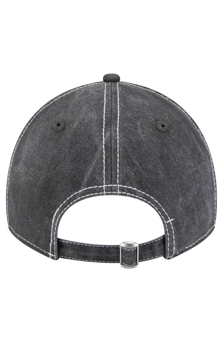 New Era Men's New Era Black Chicago Bulls Pigment Dyed 9TWENTY Adjustable Hat, Alternate, color, Black