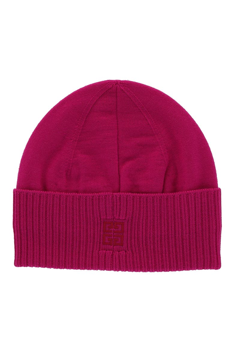4G Logo Wool Beanie, Alternate, color, PEONY MULTI