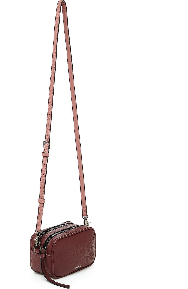 Botkier Allen Leather Crossbody Camera Bag, Alternate, color, Malbec