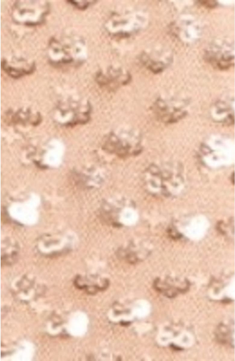 Needle & Thread Dappled Sequin Off-Shoulder Ankle Gown, Alternate, color, Butterscotch