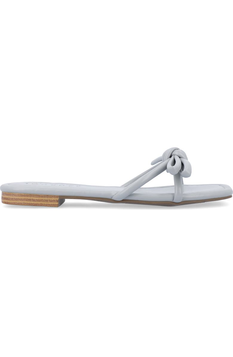 Journee Collection Soma Bow Sandal, Alternate, color, Blue