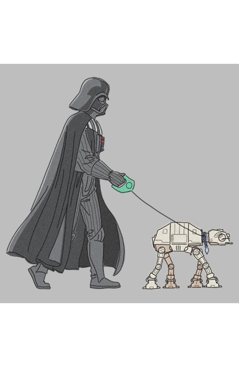 Star Wars: A New Hope Boy's Star Wars A New Hope Darth Vader AT-AT Walking the Dog Graphic T-Shirt, Alternate, color, Athletic Heather
