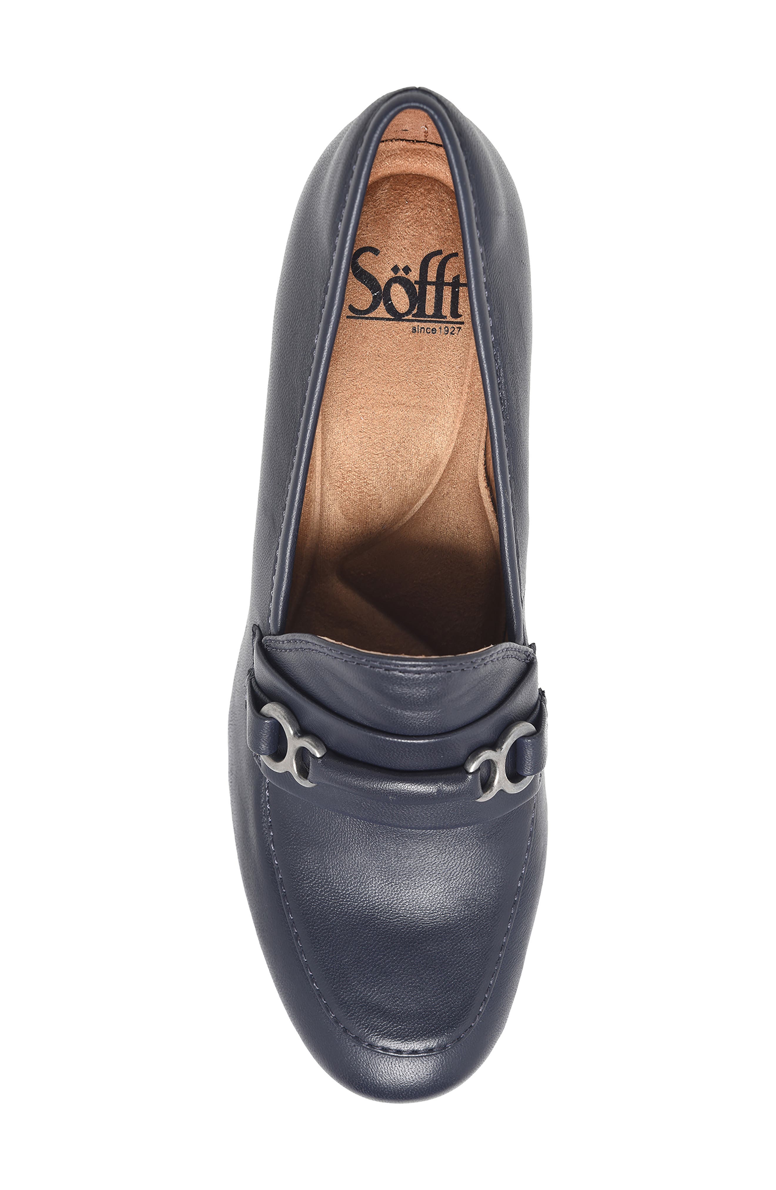 Söfft Leona Bit Loafer Pump, Alternate, color, Sky Navy