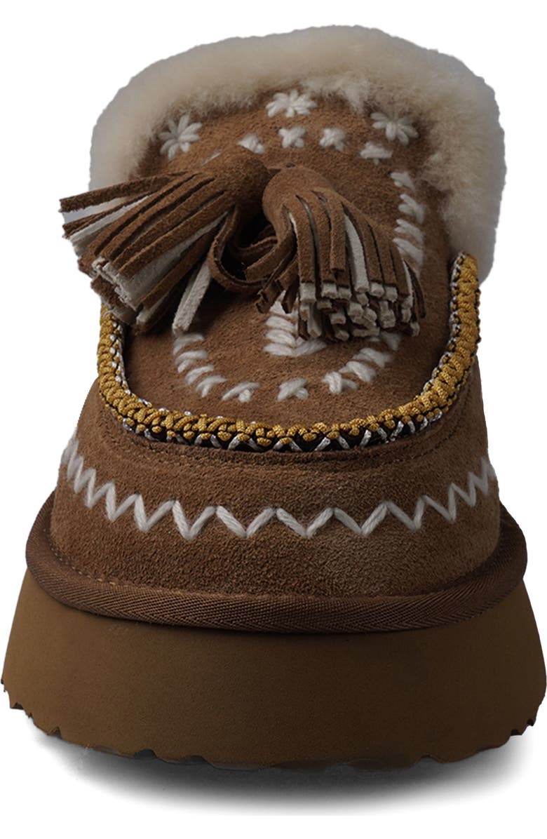 ZIGI Michel Faux Fur Platform Bootie, Alternate, color, Tan Suede