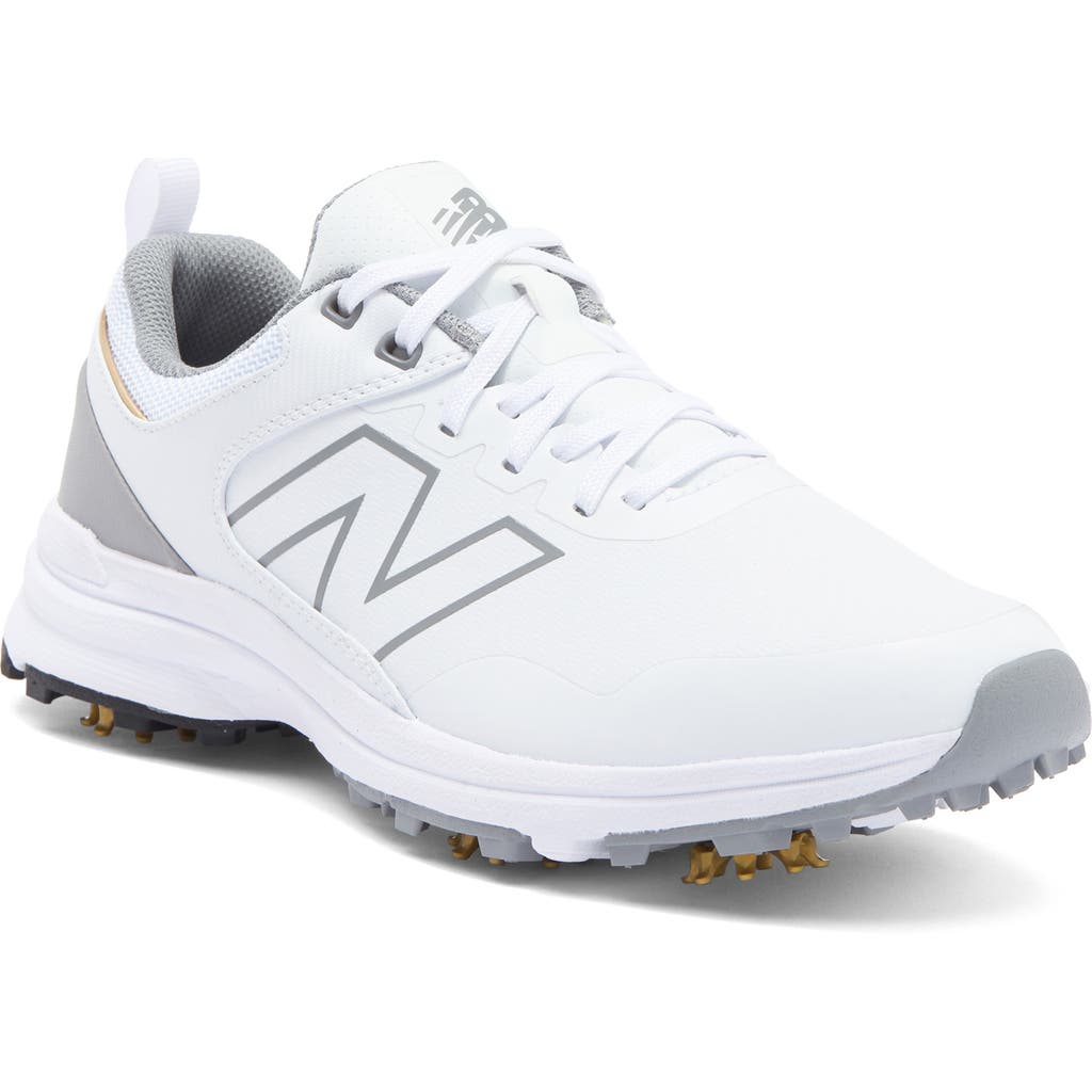 NEW BALANCE GOLF Brighton v2 Waterproof Golf Shoe in White /Grey  product
