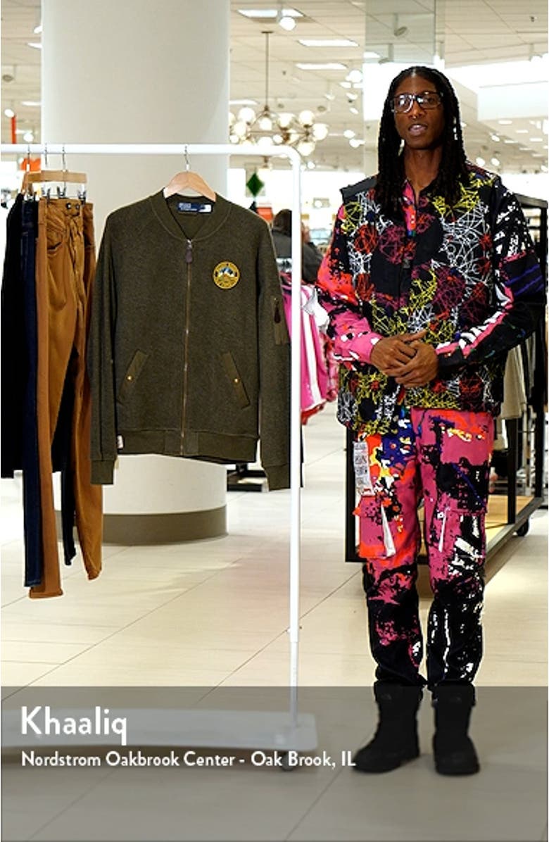 Brush Back Fleece Bomber Jacket, sales video thumbnail