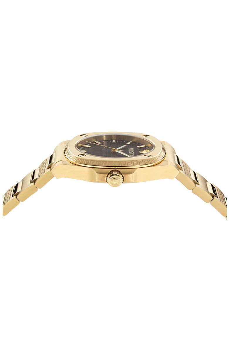 Greca Pulse Goldtone Bracelet Watch, 36mm, Alternate, color, IP YELLOW GOLD