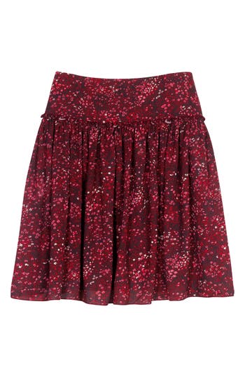 Longchamp Printed Bermuda Skort In Red