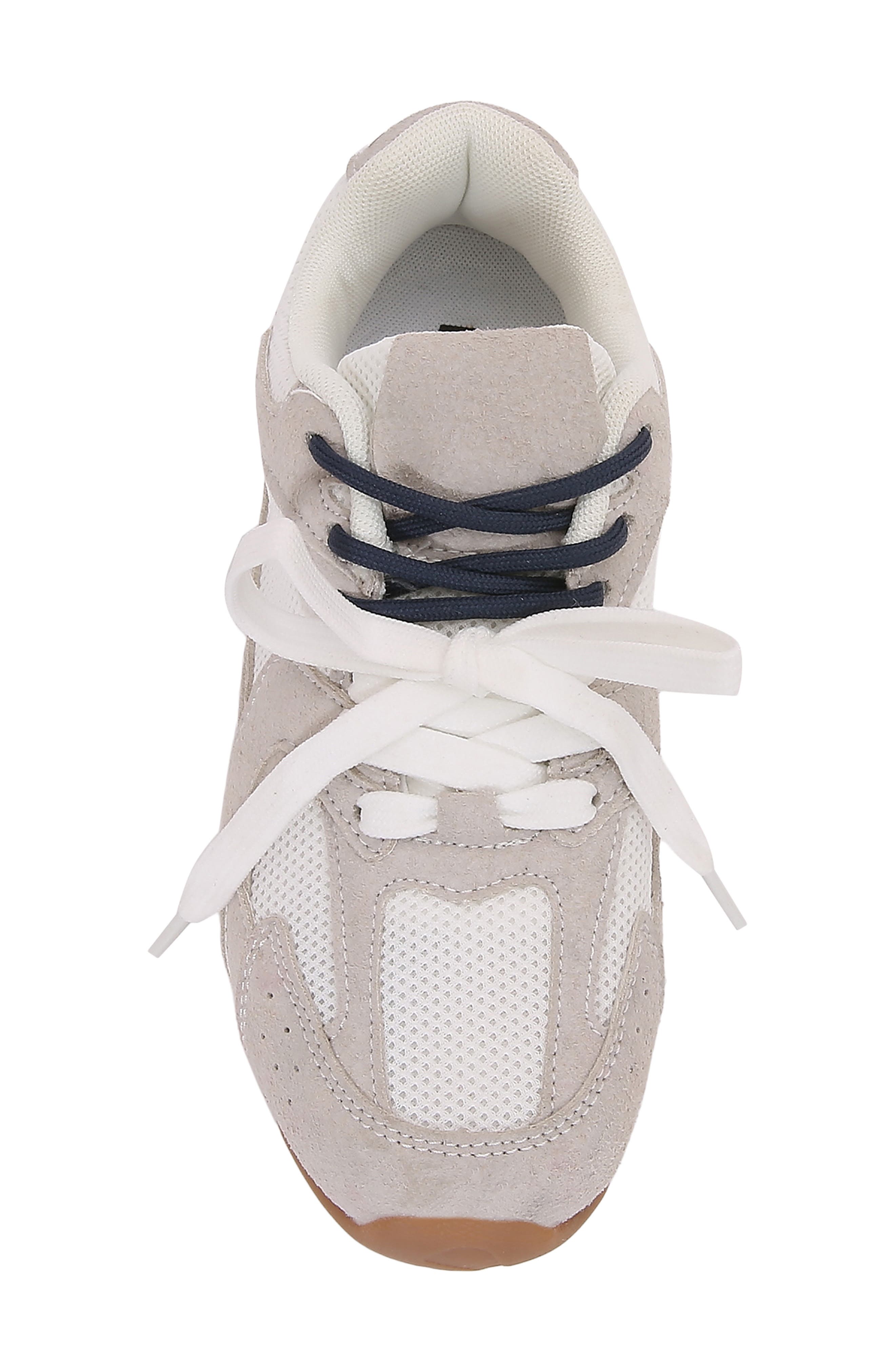 Lula Double Lace Sneaker, Alternate, color, WHITE