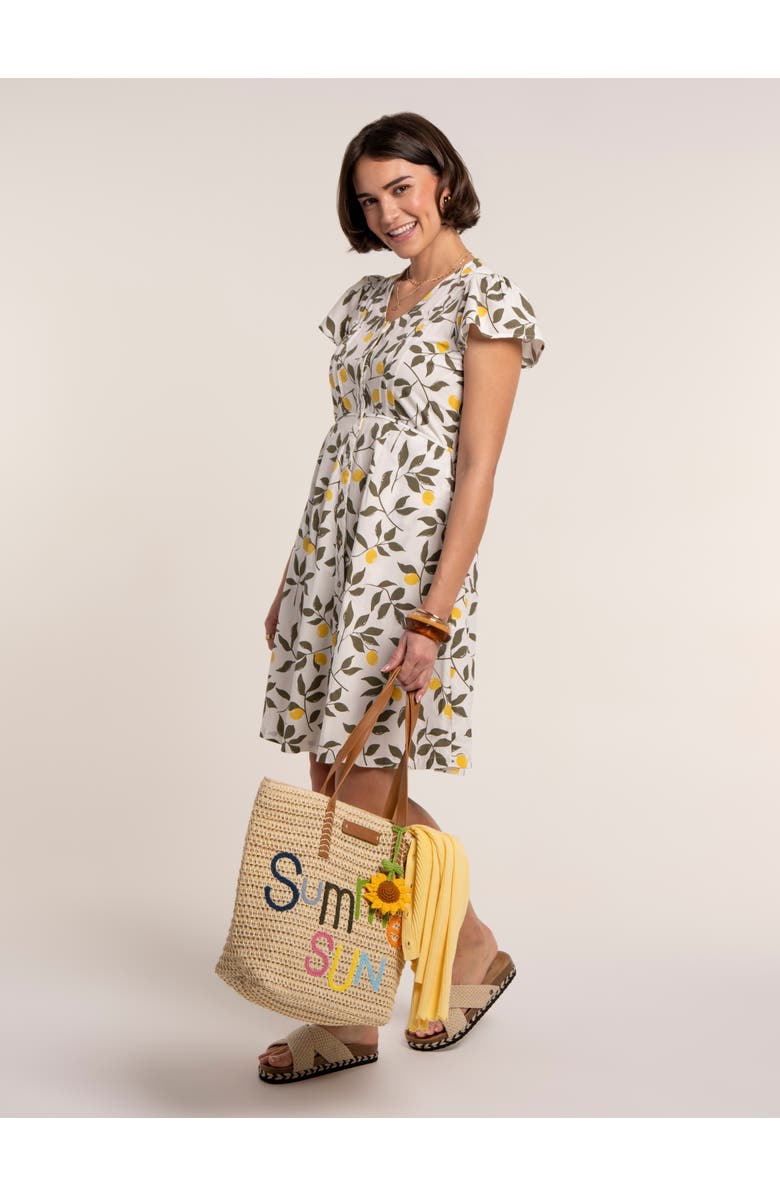 Brakeburn Renata Dress, Alternate, color, Cream