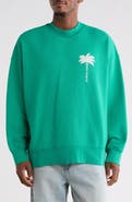 Palm Angels Palm Tree Graphic Sweatshirt