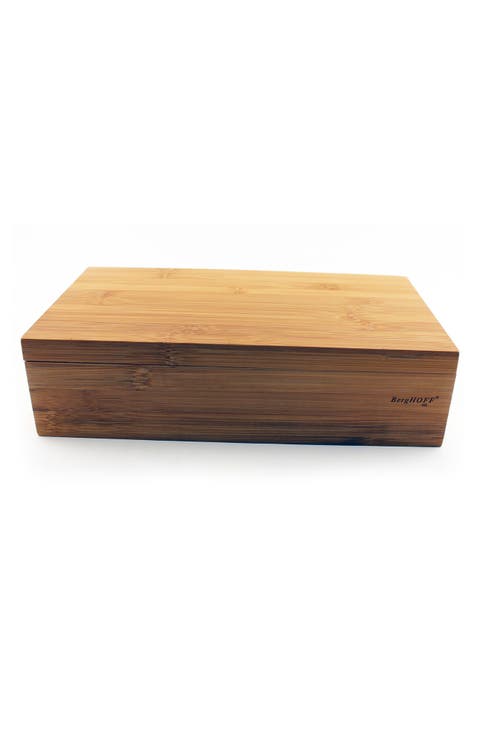 12 Bamboo Tea Box