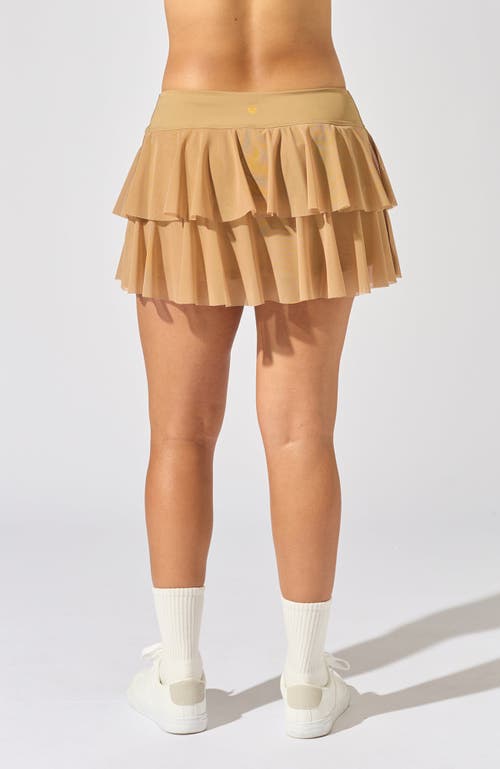 Bobbe Active Layer Cake Skirt In Brown