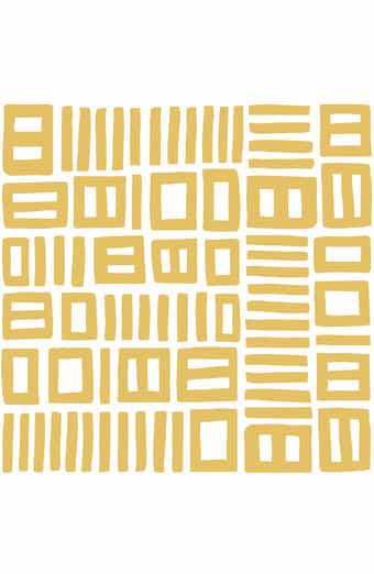 Wallpops Yellow Traverse Peel and Stick Wallpaper