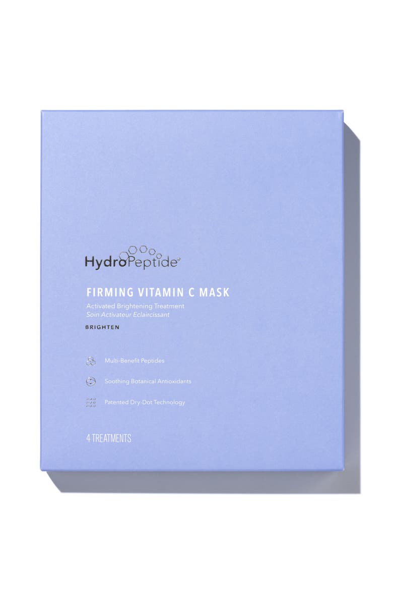 HydroPeptide Firming Vitamin C Mask Activated Brightening Treatment 4-Pack, Alternate, color, 