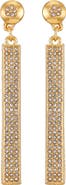 Vince Camuto Pavé Crystal Linear Drop Earrings