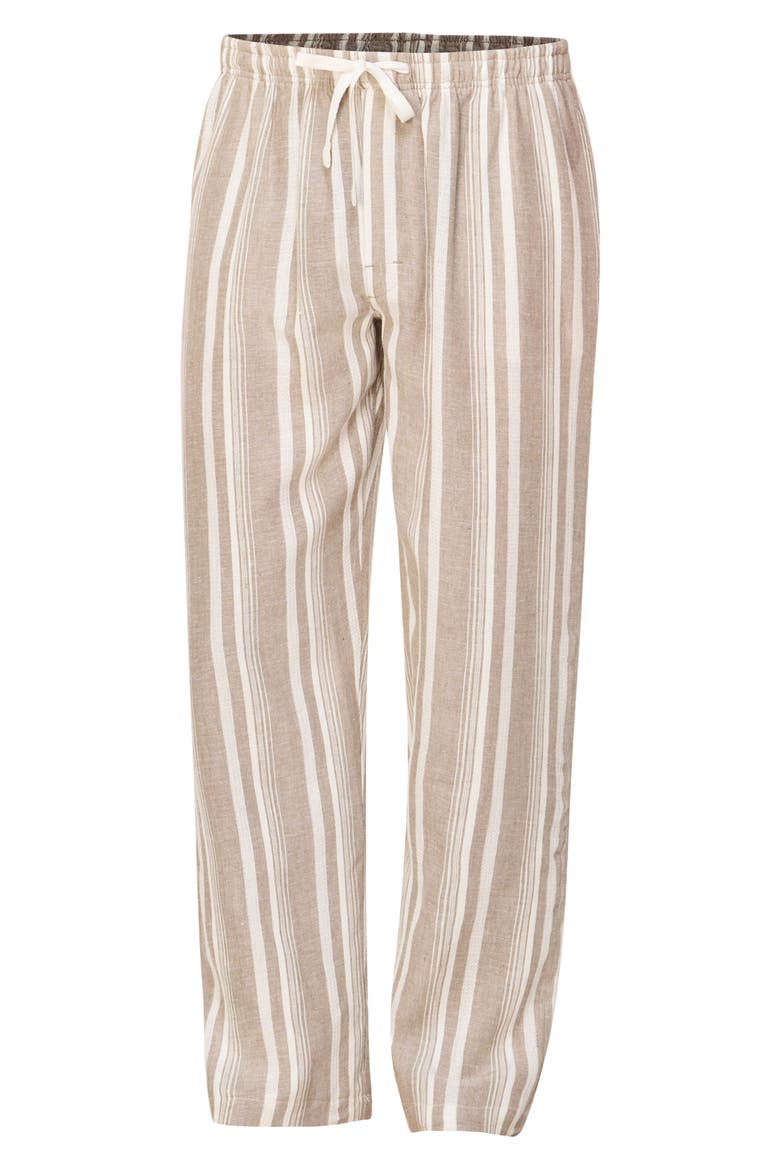 Summer Woven Lounge Pants, Alternate, color, MUSHROOM STRIPE