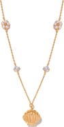 Girls Crew Shell Pendant Necklace