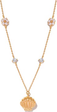 Girls Crew Shell Pendant Necklace