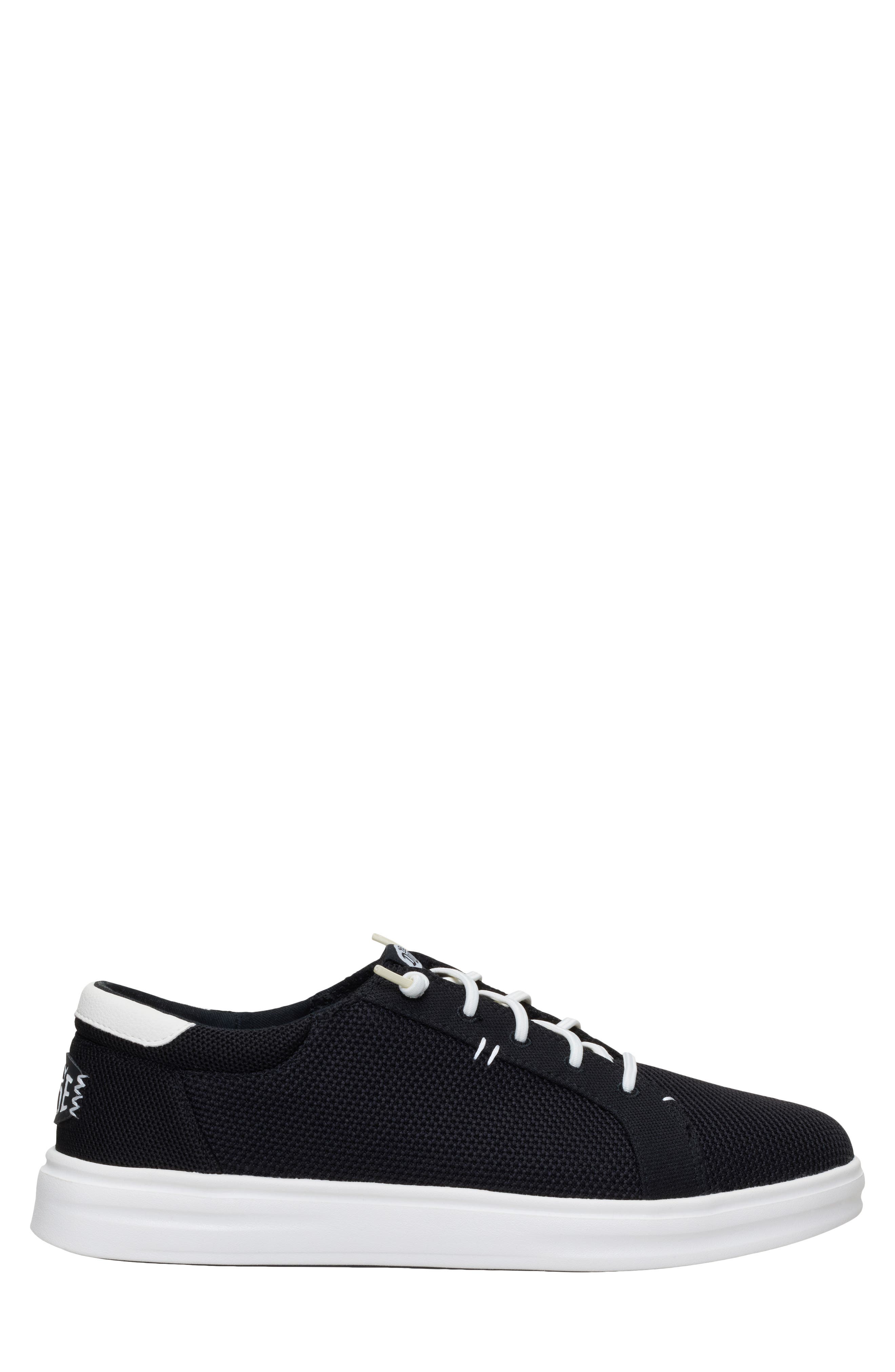 Hey Dude Paul Pro Low Top Slip-On Sneaker, Alternate, color, Black/ Multi