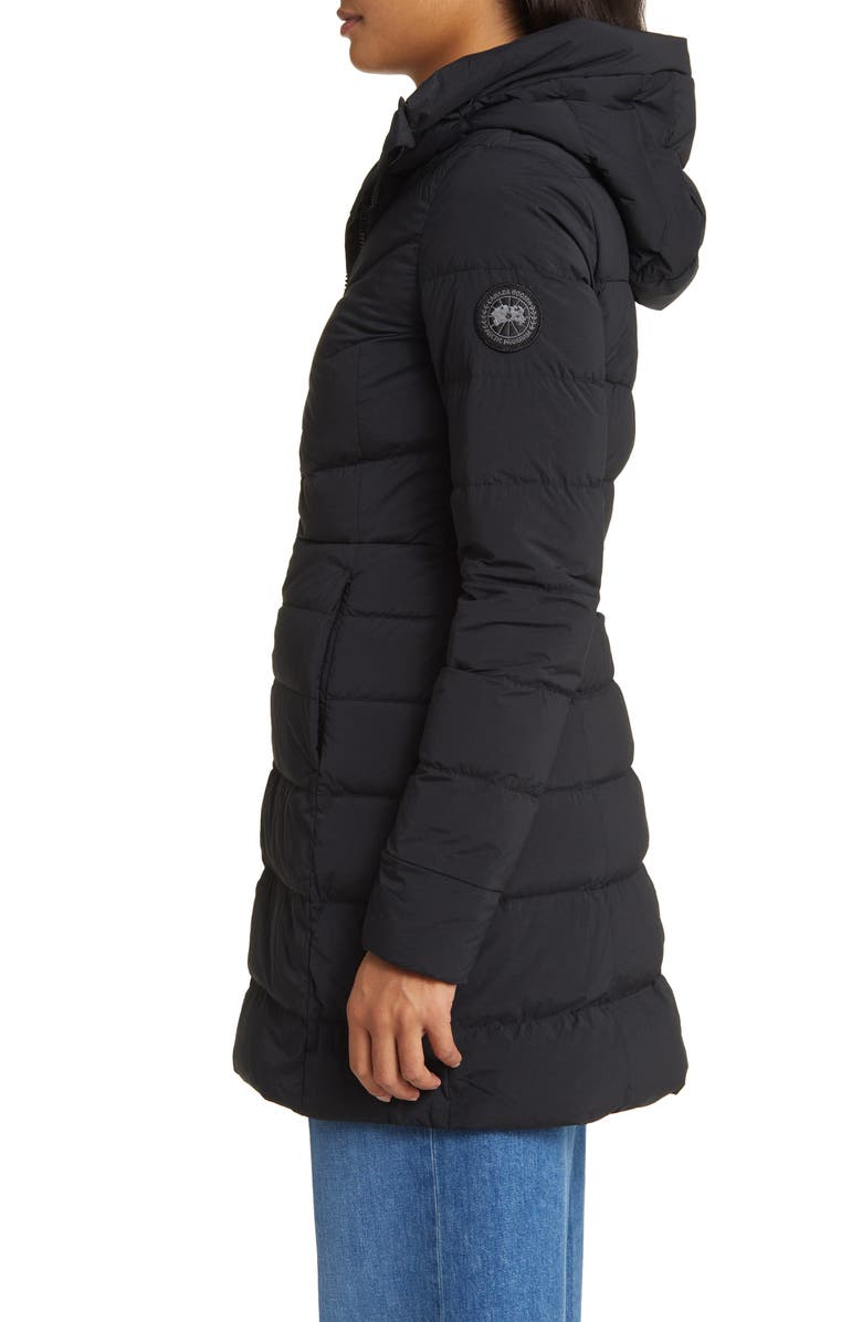 Canada Goose Clair 750 Fill Power Down Puffer Coat, Alternate, color, Black