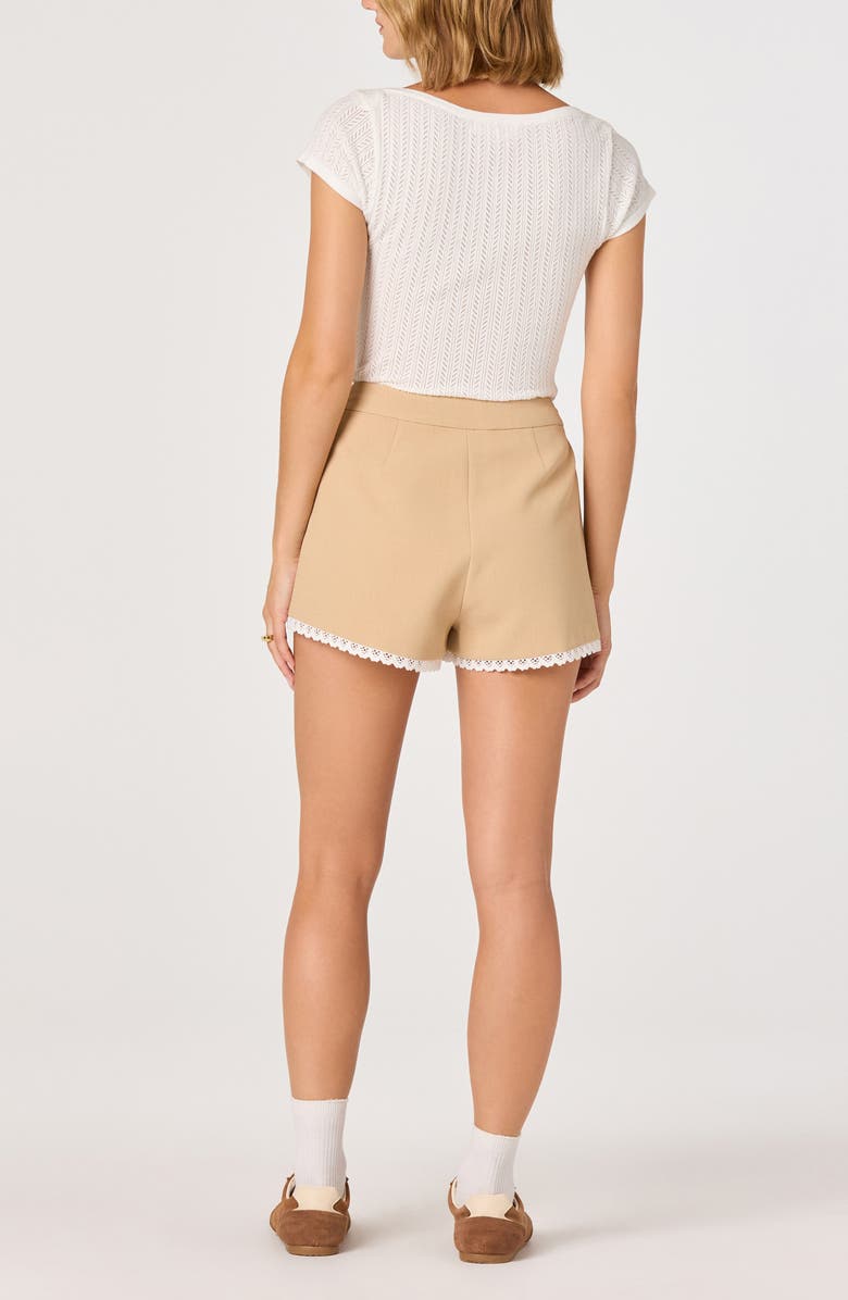 ASTR the Label Kya Mini Shorts, Alternate, color, Taupe