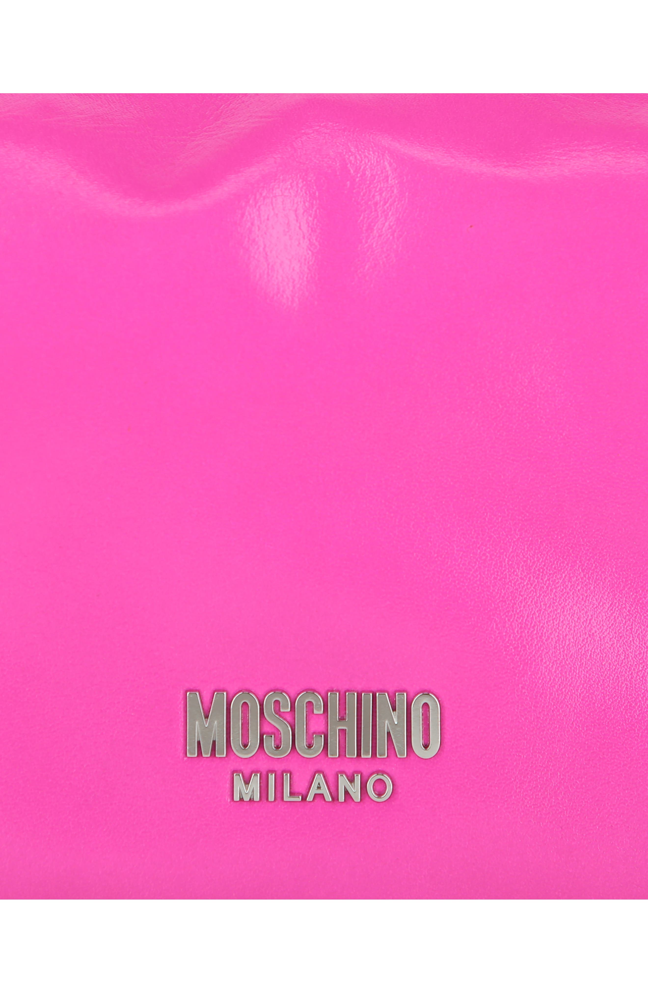 Moschino Logo Shoulder Bag, Alternate, color, 