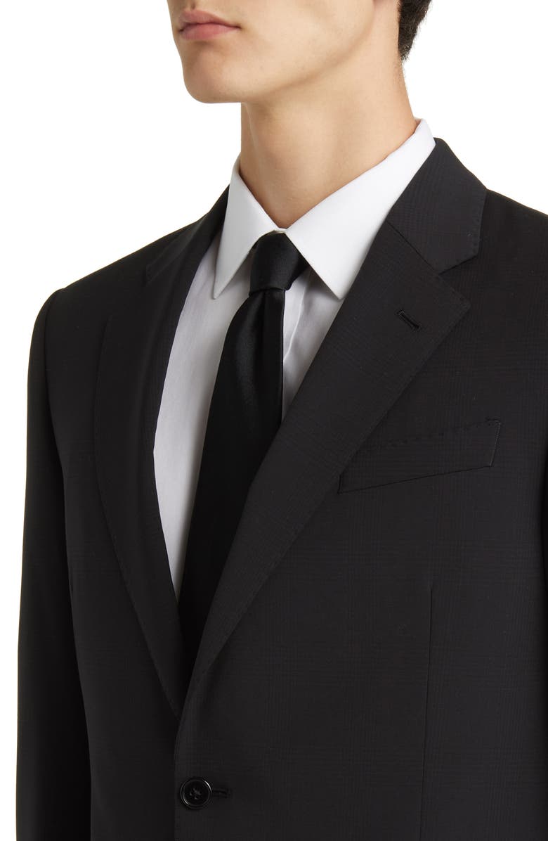 Emporio Armani Tonal Plaid Virgin Wool Suit, Alternate, color, 