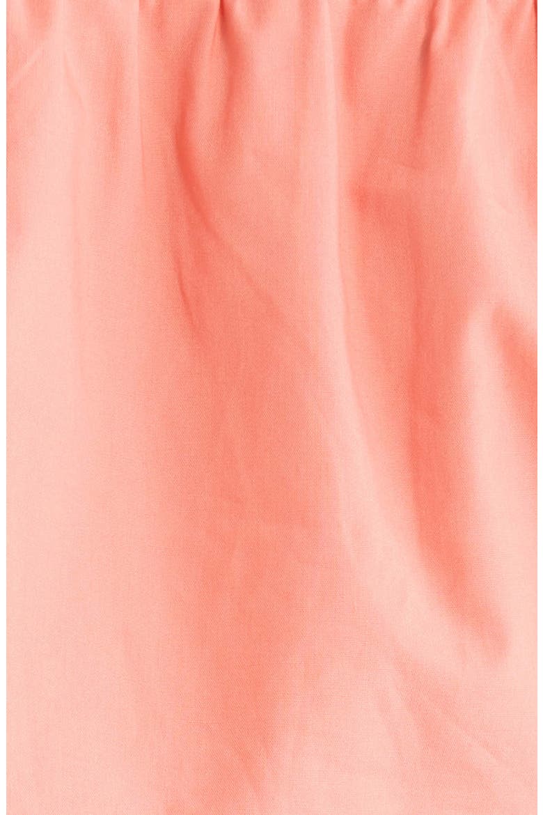 Cottonwood Ruffle Fit & Flare Minidress, Alternate, color, CORAL